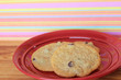 Cookies on a Red Plate 7