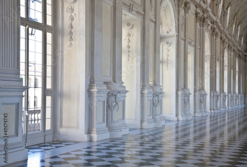 Photo: Italy - Royal Palace: Galleria di Diana, Venaria Italy - Royal Palace: Galleria di Diana, Venaria