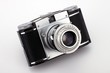 Historische alte Rollfilmkamera,Tubus, freigestellt