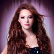 Beautiful woman with long hairs