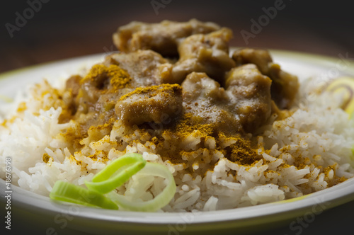 Photo: Carne al curry - Meat curry Carne al curry - Meat curry