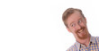 Photo: Portrait of smiling man on white background Portrait of smiling man on white background