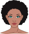 face of young woman for spa, health and beauty