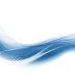 Fond bleu courbe