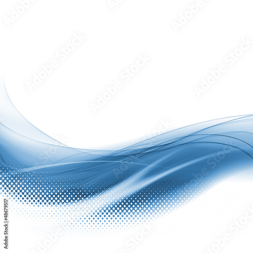 Photo: Fond bleu courbe Fond bleu courbe