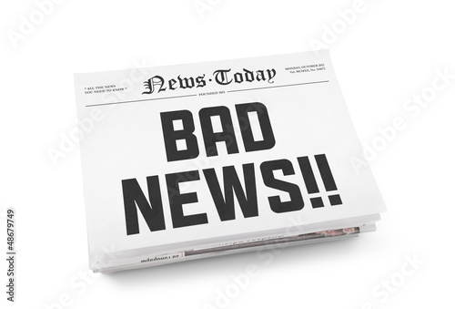 Photo: Bad news Bad news