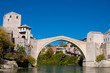 Foto: Ancient bridge over neretva river in Mostar Ancient bridge over neretva river in Mostar