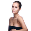 Foto: Portrait of young beautiful woman with healthy skin Portrait of young beautiful woman with healthy skin