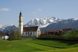Kirche  von Pfronten-Berg vor Breitenberg