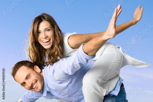 Photo: Happy joyful couple Happy joyful couple