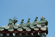 Chinese Dragons on rooftop