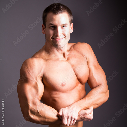 Photo: muscular man muscular man