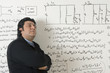Photo: Thinking scientist Thinking scientist