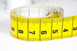 Massband mit Nähgarn