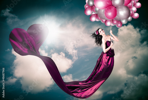 Photo: Romantic Girl In Love With Beauty And Fashion Romantic Girl In Love With Beauty And Fashion