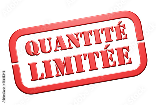 Illustration: Cachet "Quantité Limitée" Cachet "Quantité Limitée"