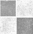 Grunge set stripe. Vector illustration.