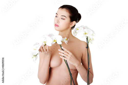 Photo: Beautiful fit topless woman Beautiful fit topless woman