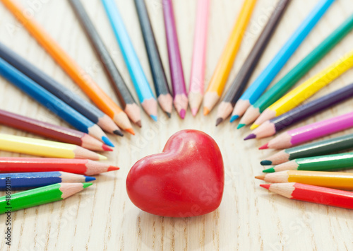 Photo: Love and pencil Love and pencil