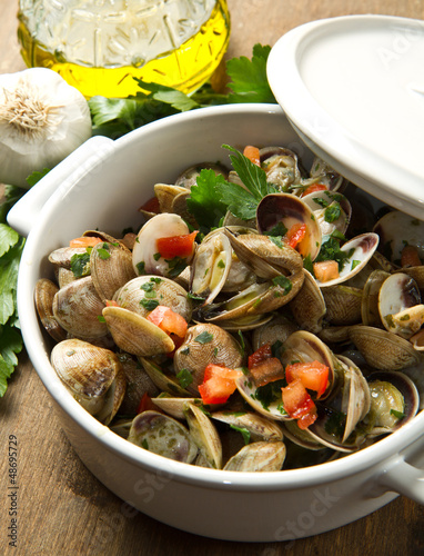 Photo: delicious clams soup delicious clams soup