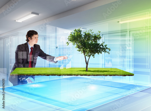 Photo: Environmental problems and high-tech innovations Environmental problems and high-tech innovations