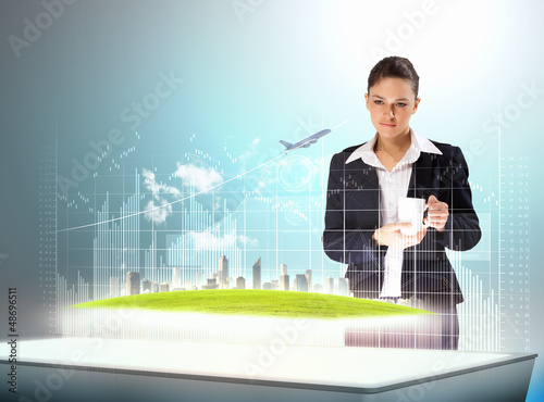Photo: High-tech in business High-tech in business