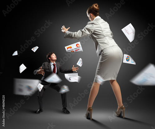 Photo: Business dispute Business dispute