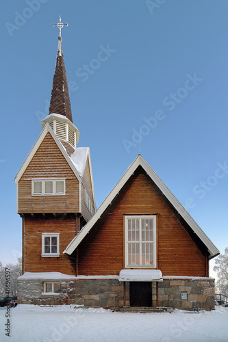 Photo: Karesuando Church, Norrbotten County, Sweden Karesuando Church, Norrbotten County, Sweden