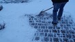 Schneefegen