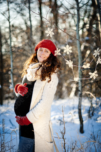 Photo: Winter Pregnancy Winter Pregnancy
