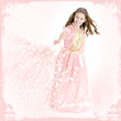 Photo: Young girl dressed as a princess with magic wand Young girl dressed as a princess with magic wand