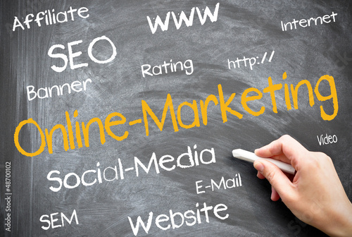 Illustration: Online-Marketing Online-Marketing