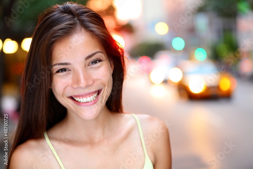 Photo: Asian woman portrait in New York City Asian woman portrait in New York City