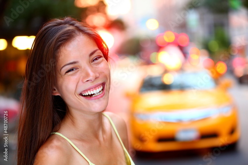 Photo: Happy New York City girl Happy New York City girl