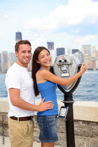 Photo: Tourists Couple - Tourism New York, USA Tourists Couple - Tourism New York, USA