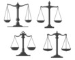 Vintage justice scales
