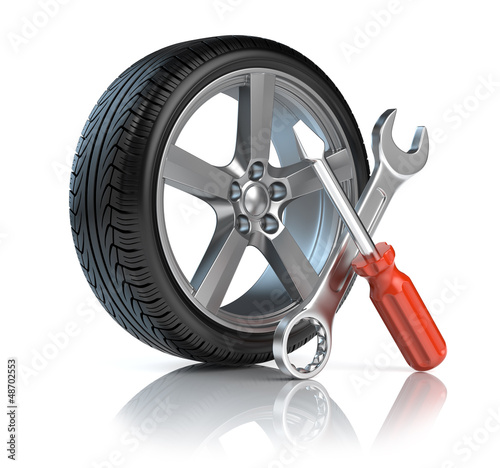 Illustration: Wheel repair Wheel repair