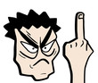 Rebel finger