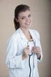 young female doctor smiling