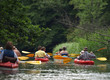 kayaking on a river