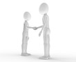 Shaking hands to seal the deal