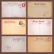 Vector Vintage Postcards