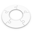 isolated puzzle pieces to place concepts