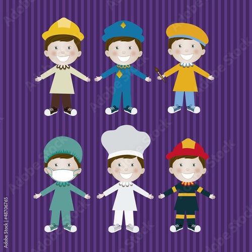 Vector: Different professions Different professions