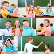 At school
