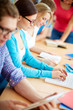 Students at lesson