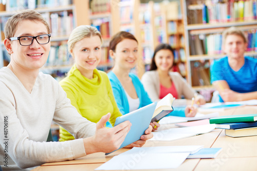 Photo: Learners in library Learners in library