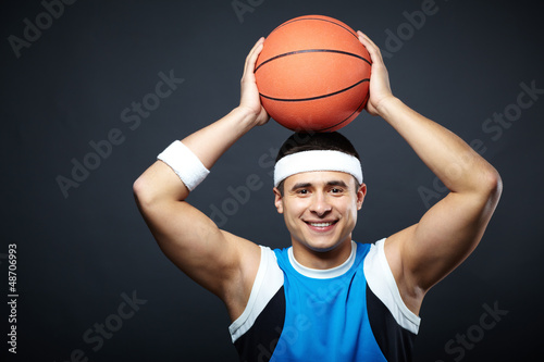 Photo: Guy with ball Guy with ball