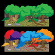 forest Colorful