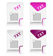 "TXT" file type icon